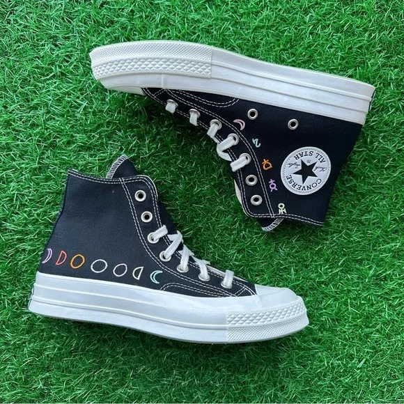 🎁Converse Chuck 70 Hi Black / Vintage White - Picture 7 of 10